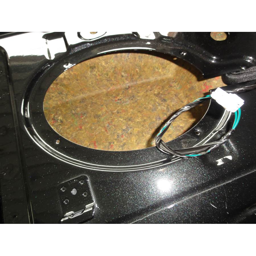 2011 Chrysler 200 Rear deck speaker removed