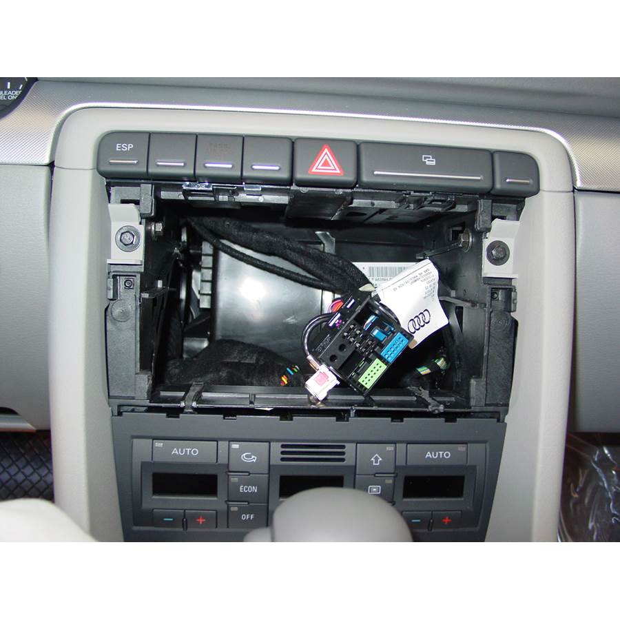 2005 Audi A4 Factory radio removed
