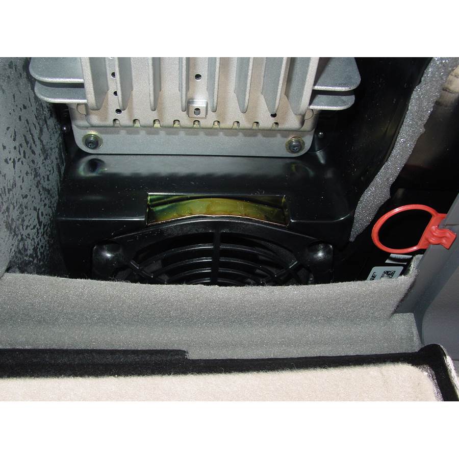 2005 Audi A4 Far-rear side speaker location