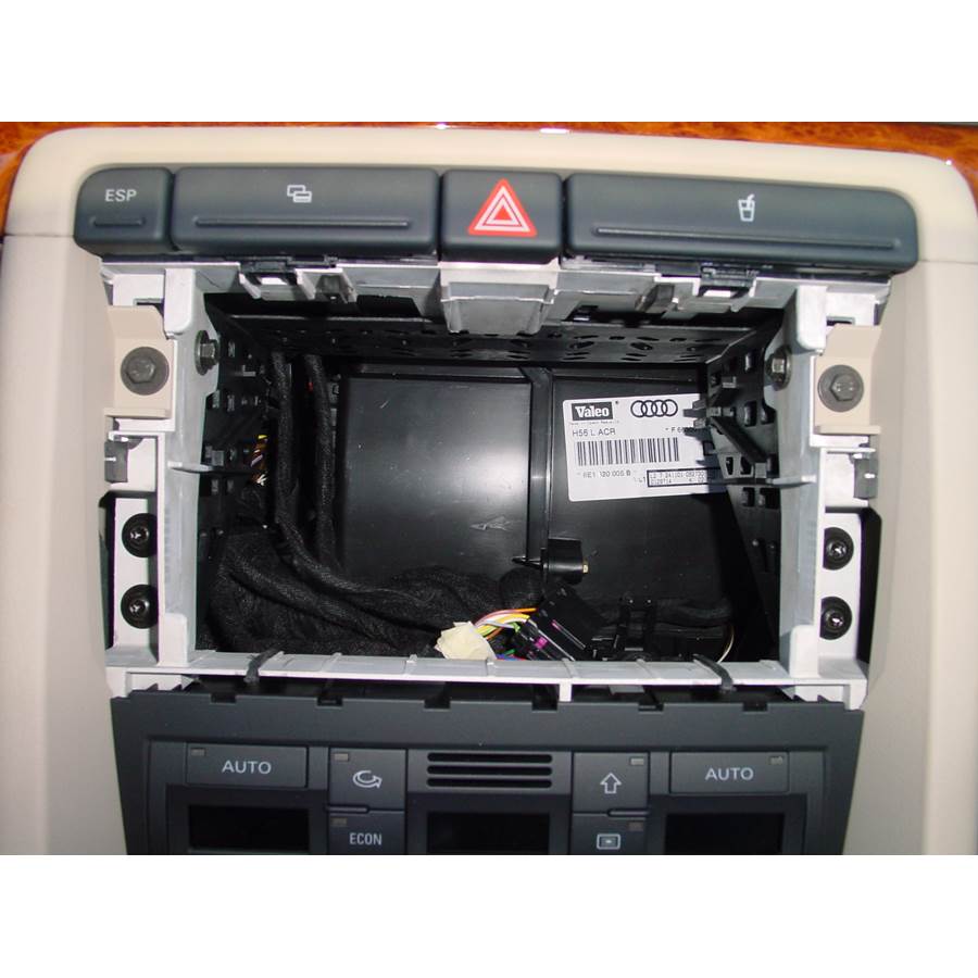 2004 Audi A4 Factory radio removed