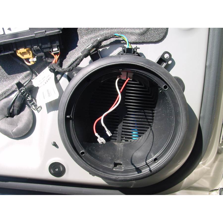 2005 Audi A4 Front door woofer removed
