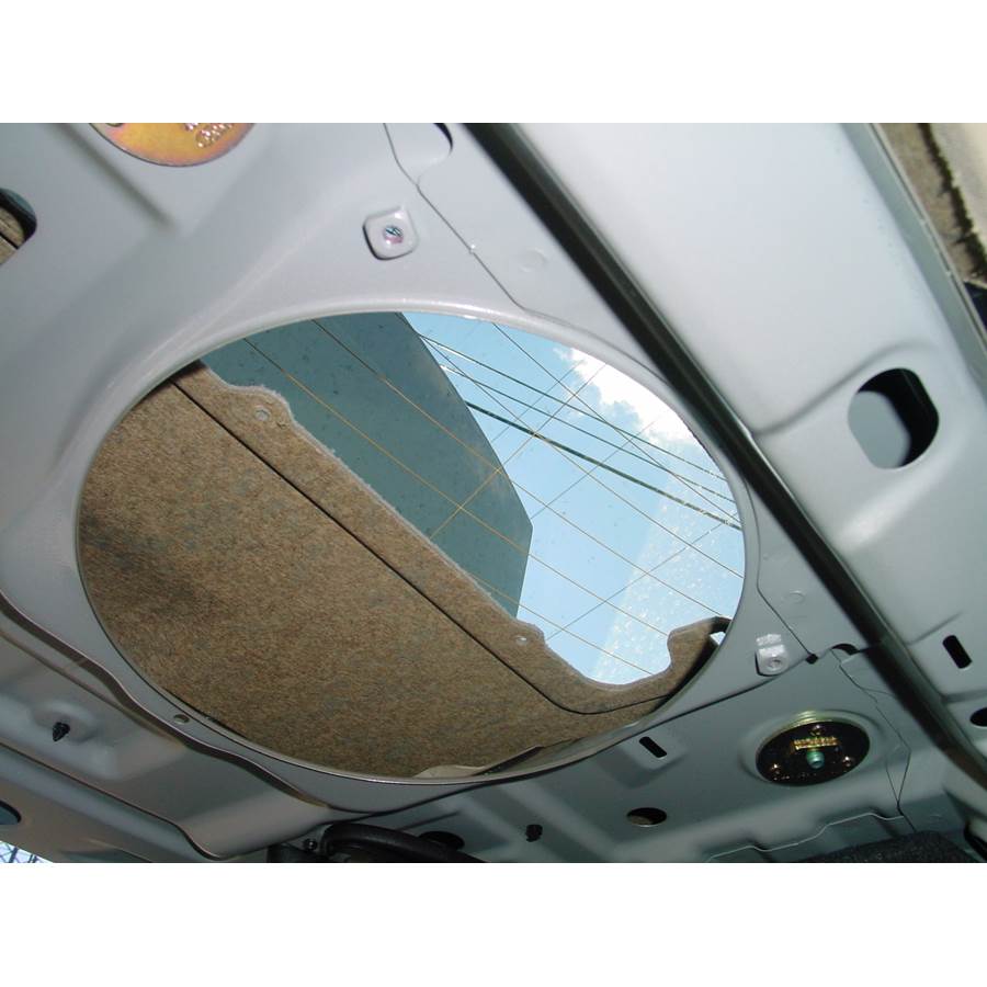 2005 Audi A4 Rear deck center speaker removed