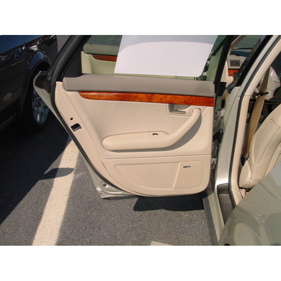 2005 Audi A4 Rear door speaker location