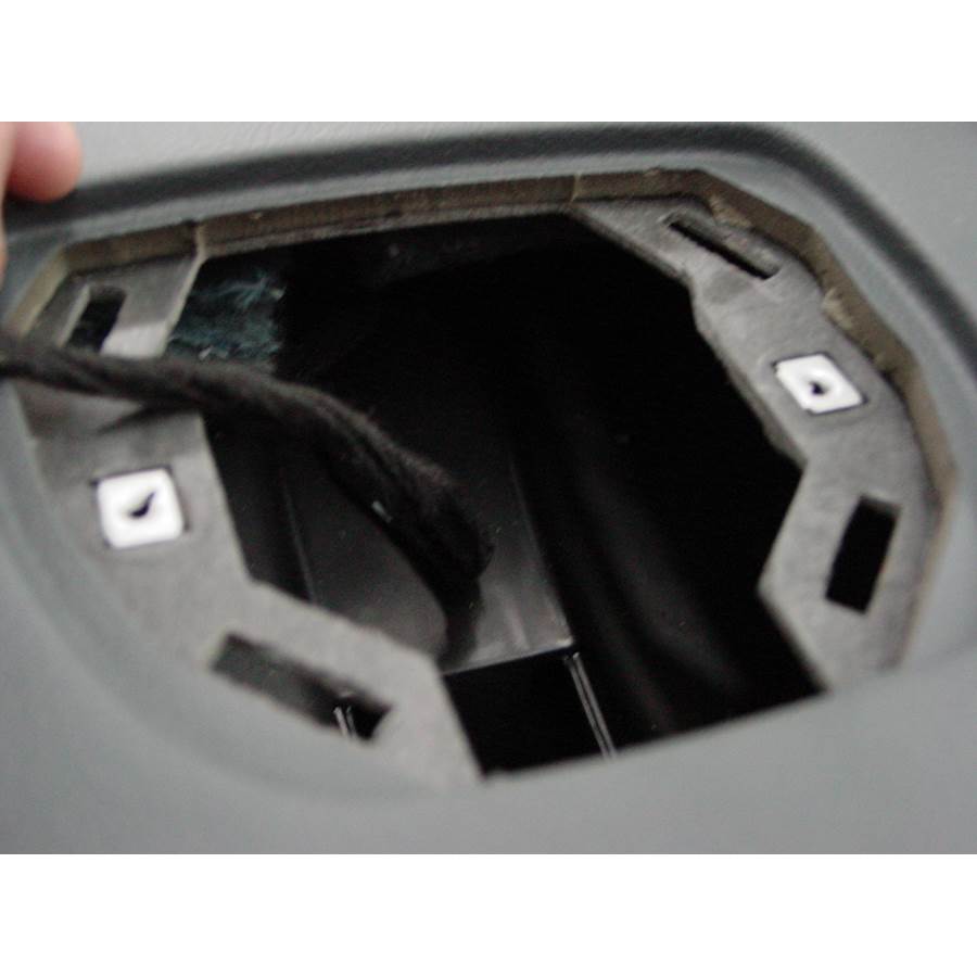 2008 Buick Allure Center dash speaker removed