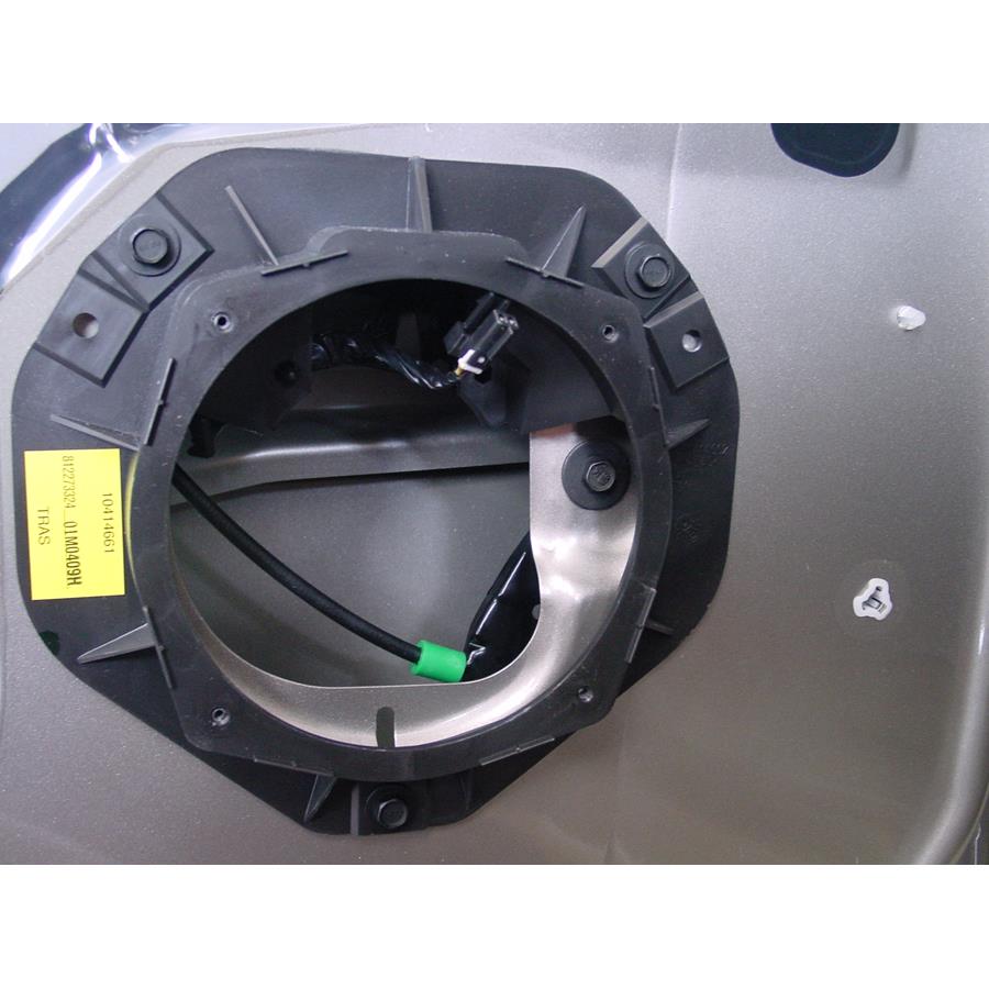 2007 Buick Rendezvous Rear door speaker removed