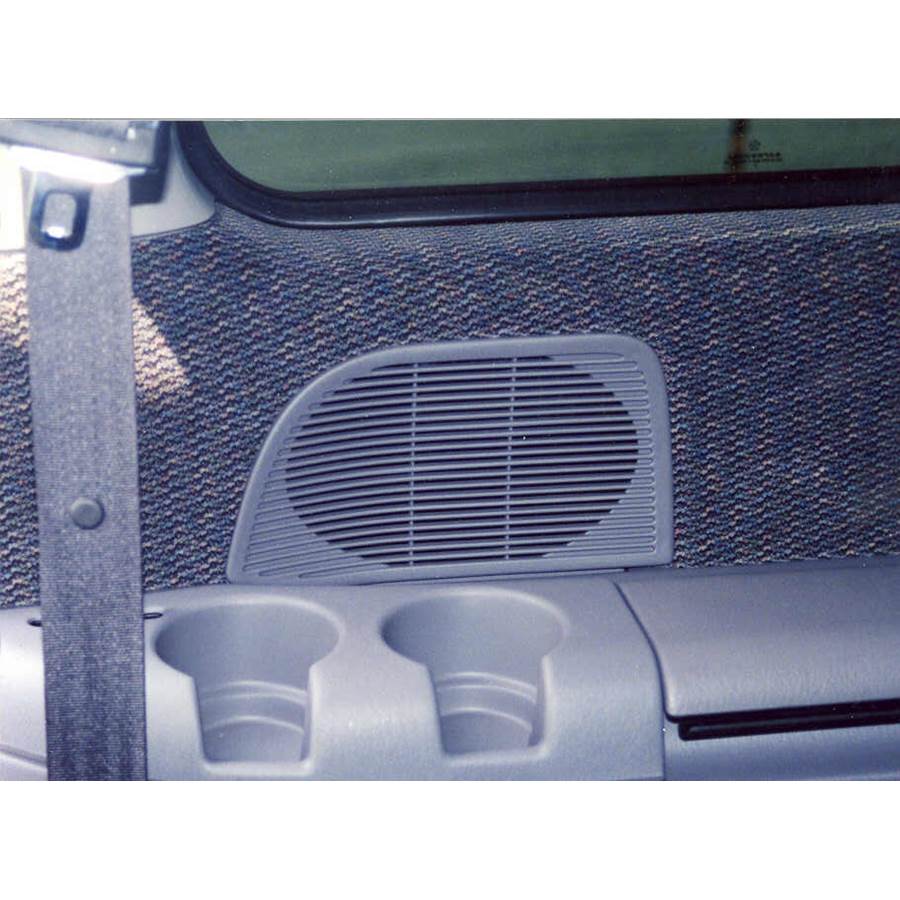 1997 Chrysler Town and Country Mid-rear speaker location