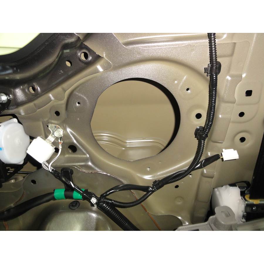 2014 Scion iQ Rear side panel speaker removed