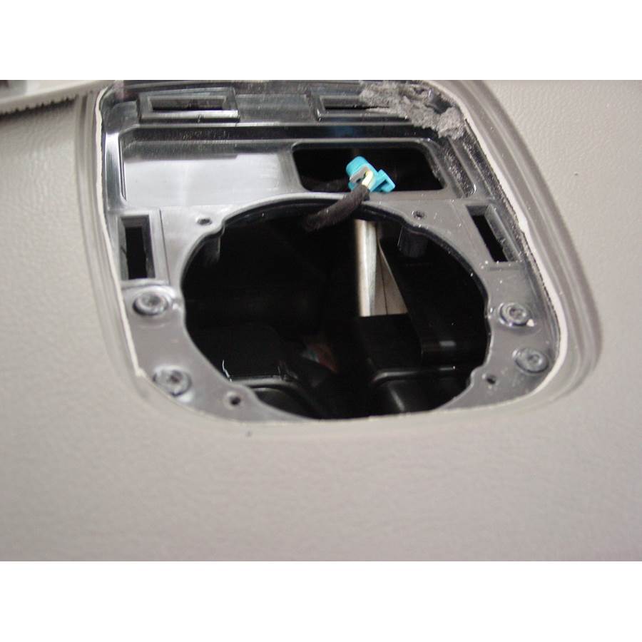 2008 Cadillac DTS Center dash speaker removed