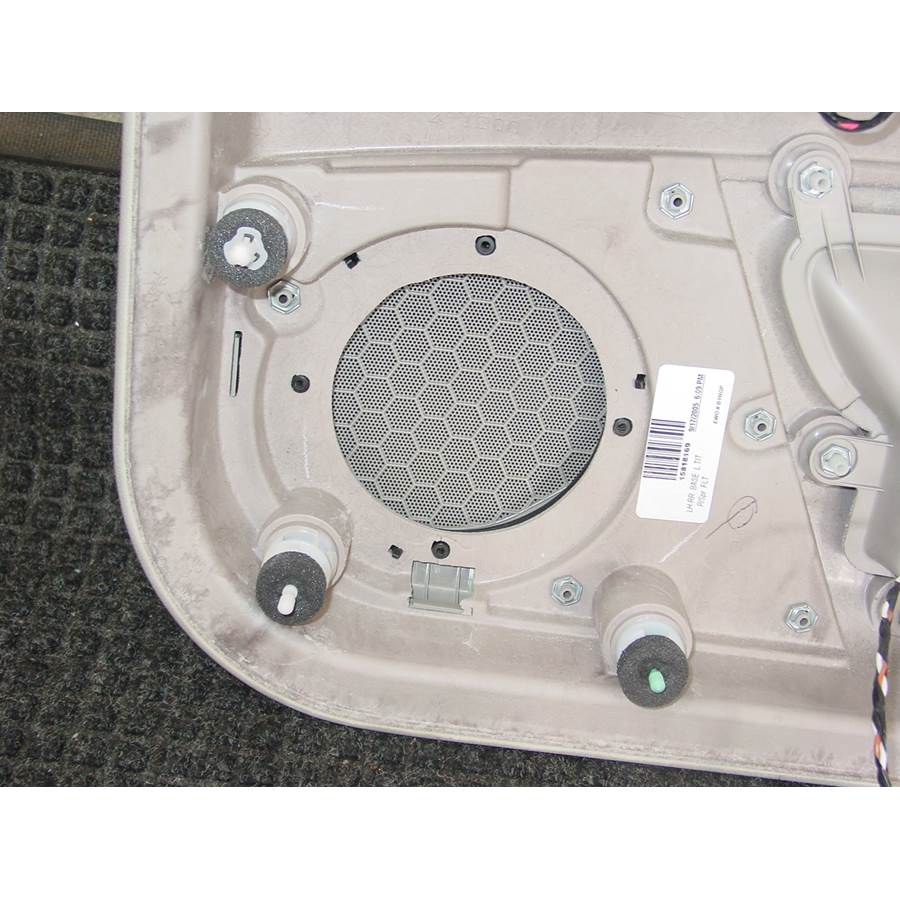 2008 Cadillac DTS Rear door speaker removed