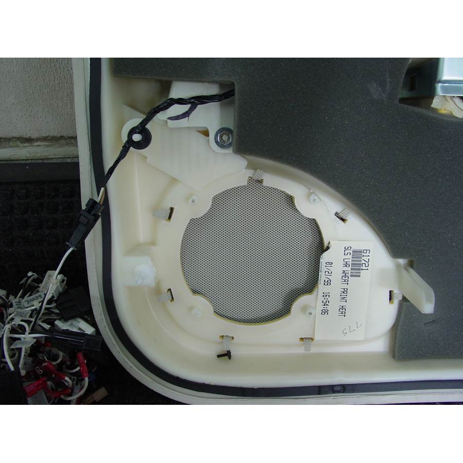 1999 Cadillac Seville Rear door speaker removed