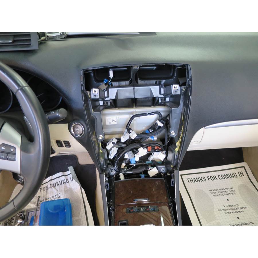 2015 Lexus IS350C Factory radio removed