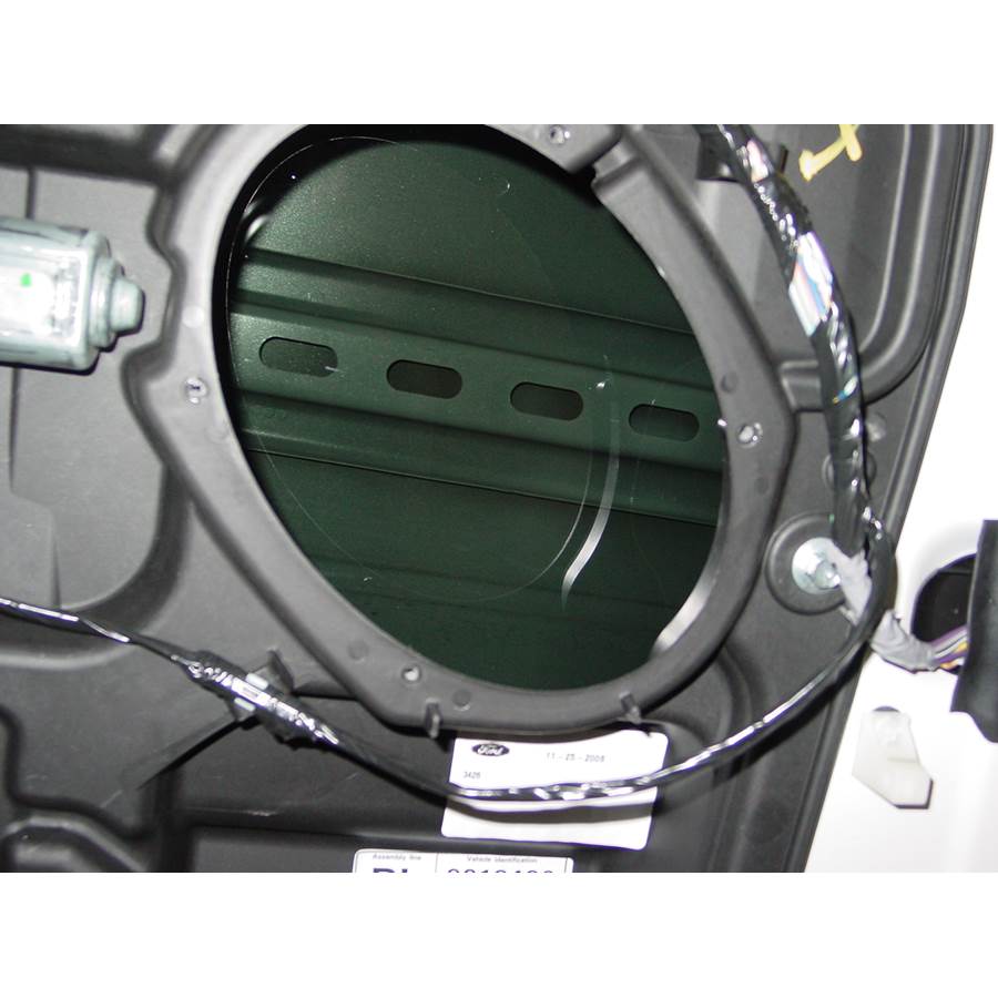 2009 Lincoln MKX Rear door speaker removed