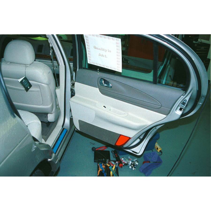 2001 Lincoln Continental Rear door speaker location