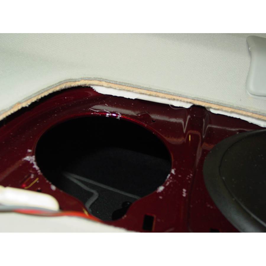 2003 Saab 9-3 Rear deck speaker removed