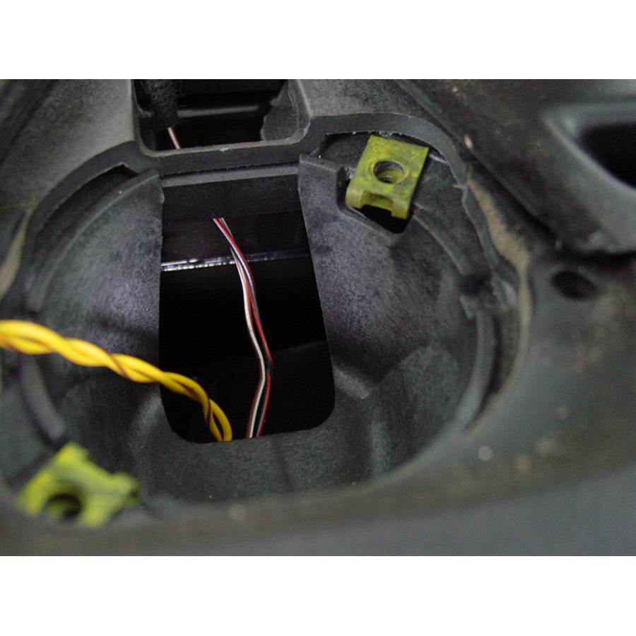 2006 Porsche Boxster Center dash speaker removed