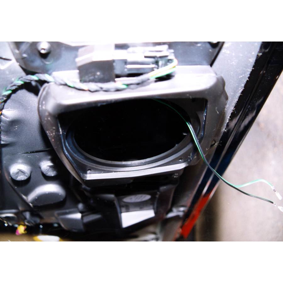 2002 Porsche Boxster Front speaker removed