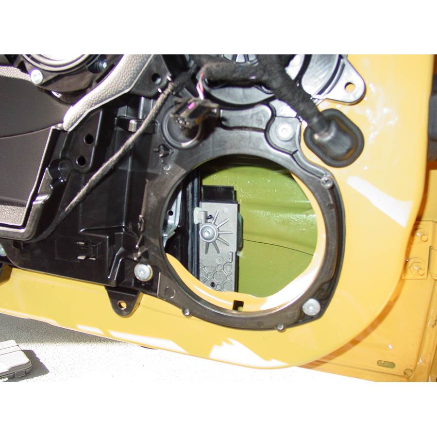 2013 MINI Clubman Front door woofer removed