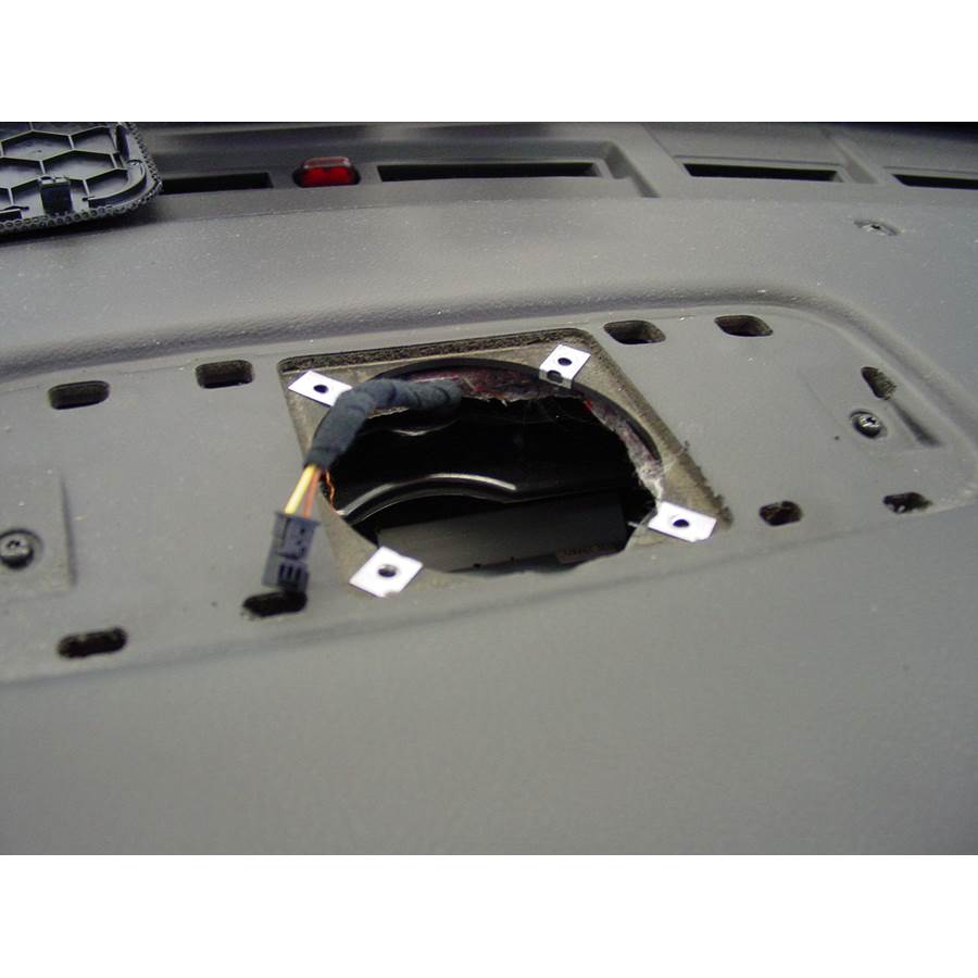 2010 Land Rover Range Rover Center dash speaker removed