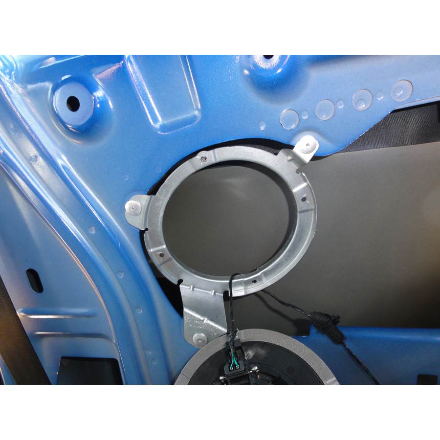 2014 Fiat 500 Rear side panel speaker removed
