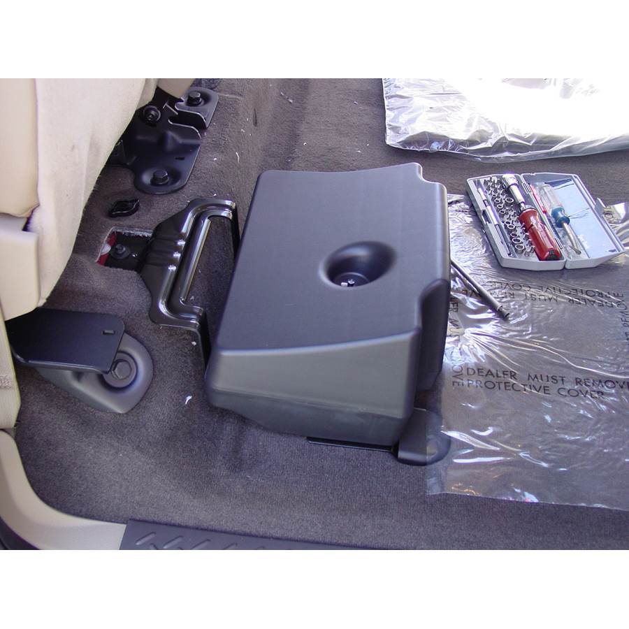 2014 Ford F-150 FX2 Rear cab speaker location