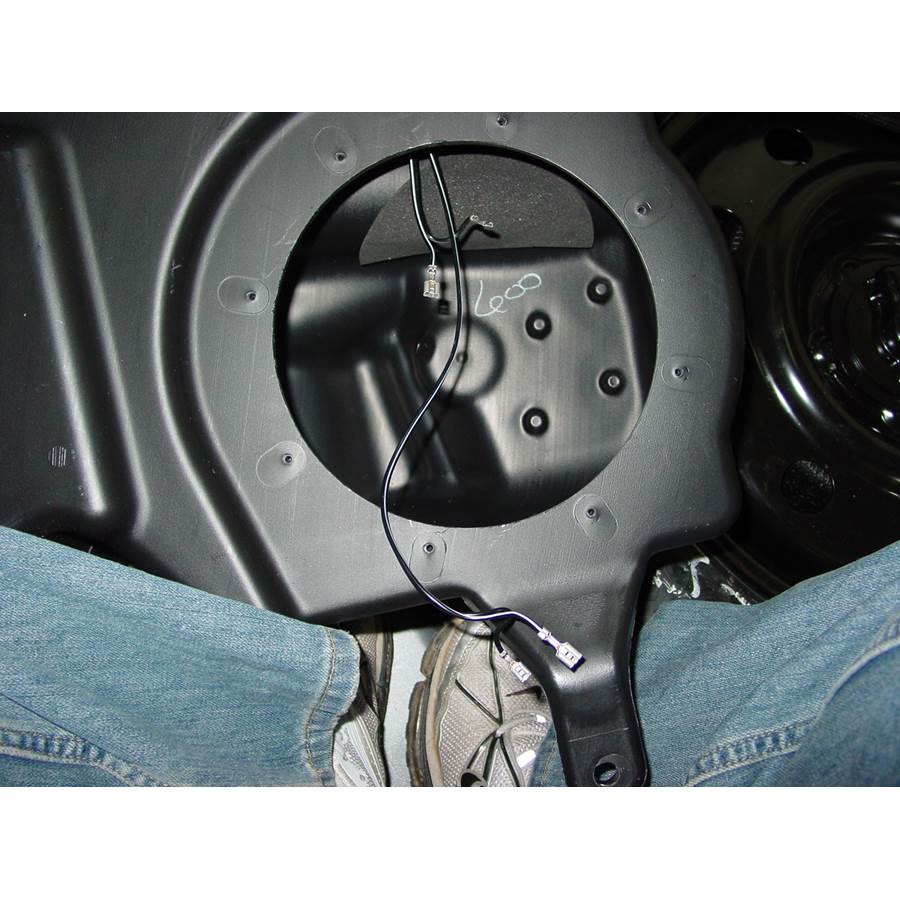 2009 Ford Edge Far-rear side speaker removed