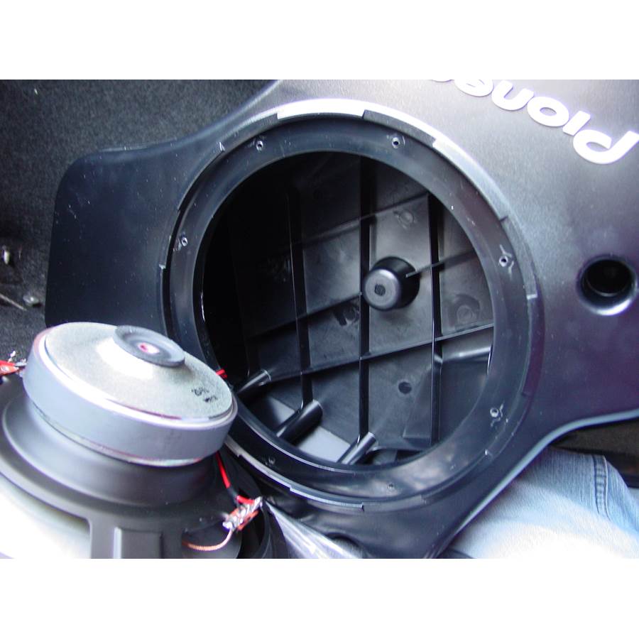 2010 Chevrolet Cobalt Trunk speaker removed