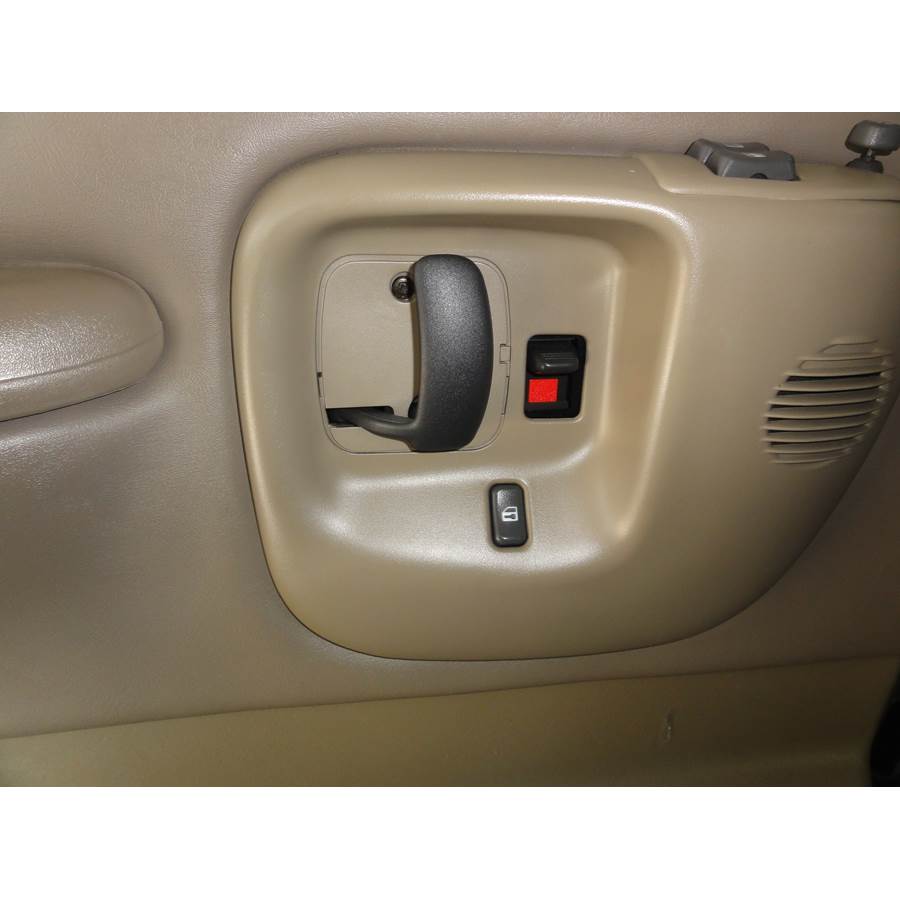 2002 Chevrolet Express Front door tweeter location