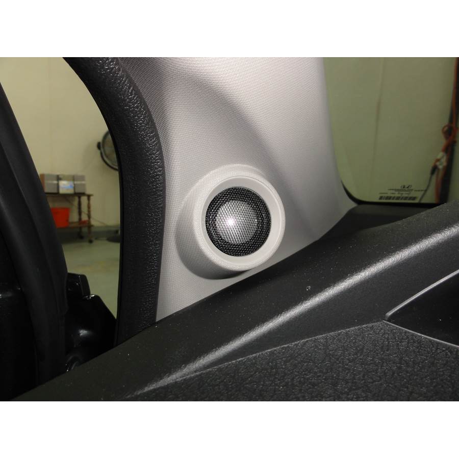 2014 Honda Civic SI Front pillar speaker location