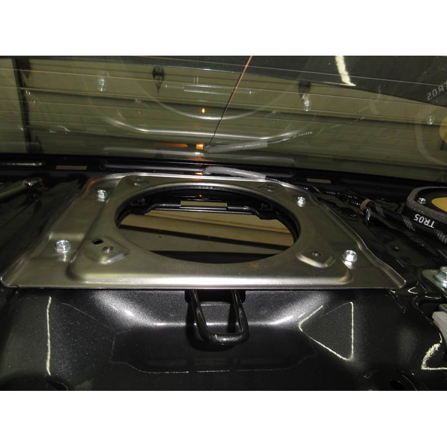 2014 Honda Civic SI Rear deck center speaker removed