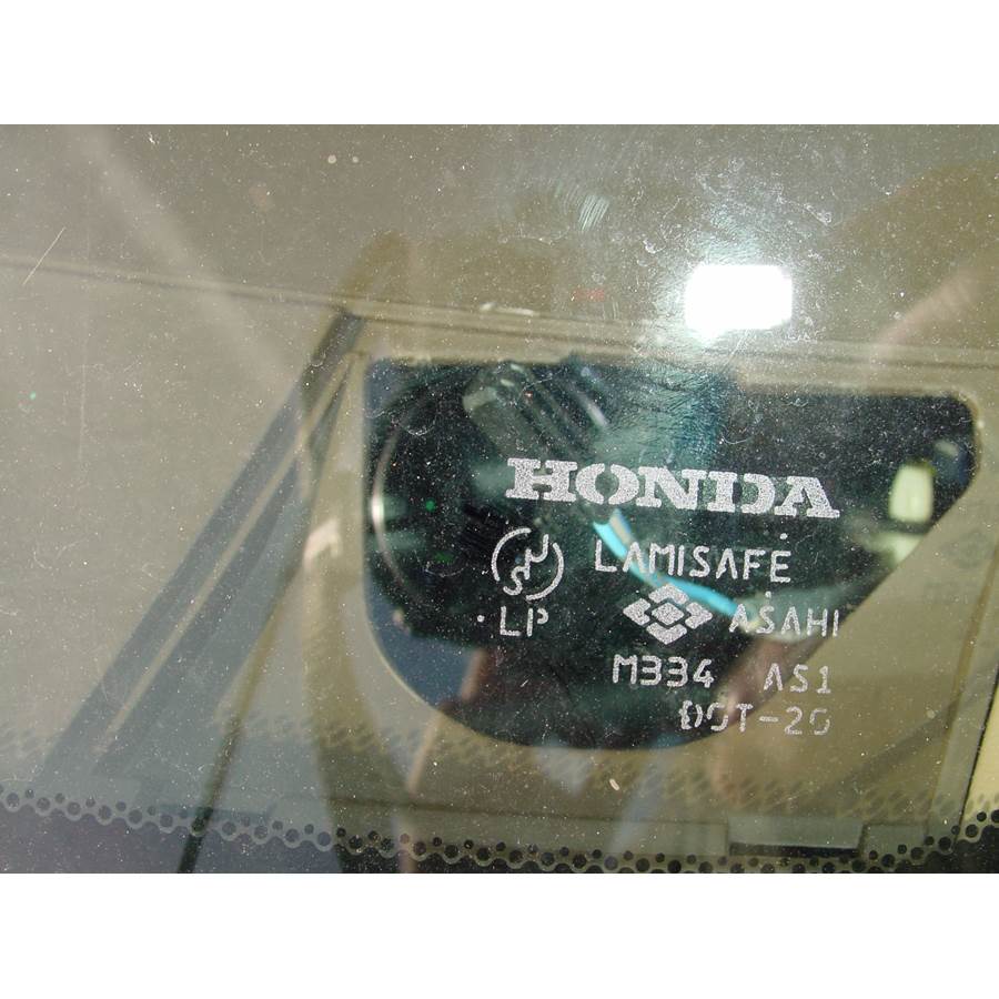 2002 Honda CRV LX Dash speaker removed