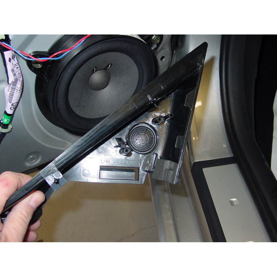 2006 Nissan 350Z Front door tweeter removed