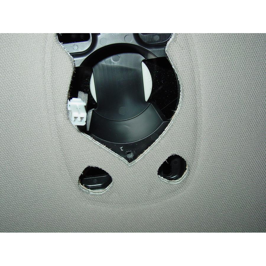 2010 Dodge Ram 1500 Rear roof speaker removed