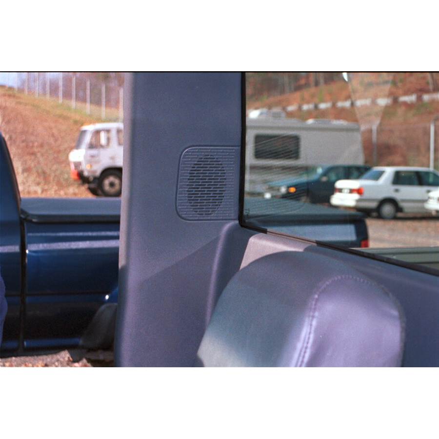 2002 GMC Sierra 3500 Rear pillar speaker location