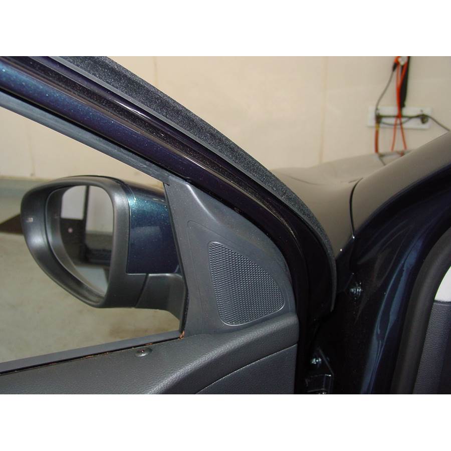 2011 Volkswagen GTI Front door tweeter location