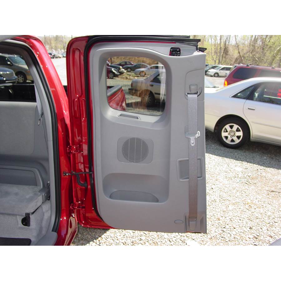 2007 Toyota Tacoma Rear door speaker location