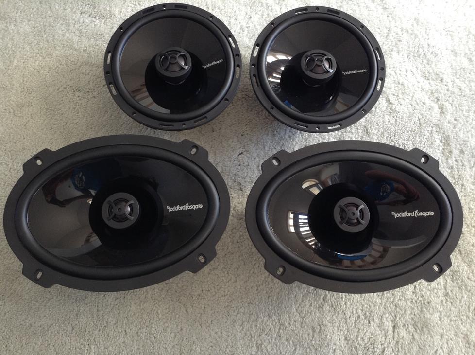 Rockford Fosgate Punch P1692 and P16 speakers