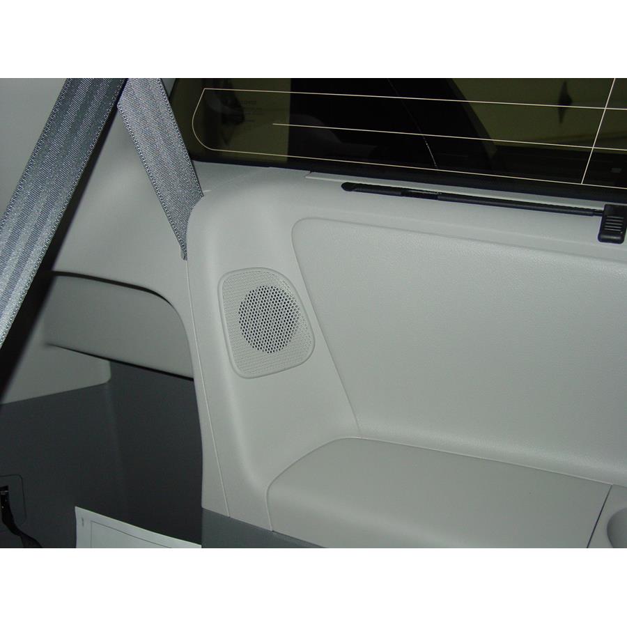2014 Toyota Sienna Mid-rear speaker location