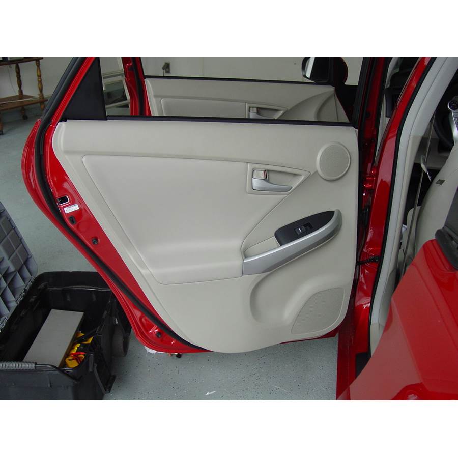 2010 Toyota Prius Rear door speaker location