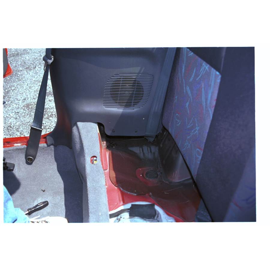 1997 Toyota Paseo Rear side panel speaker location