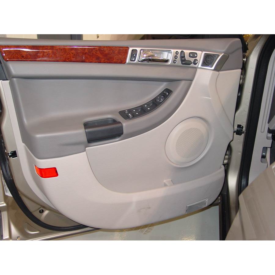 2005 Chrysler Pacifica Front door speaker location