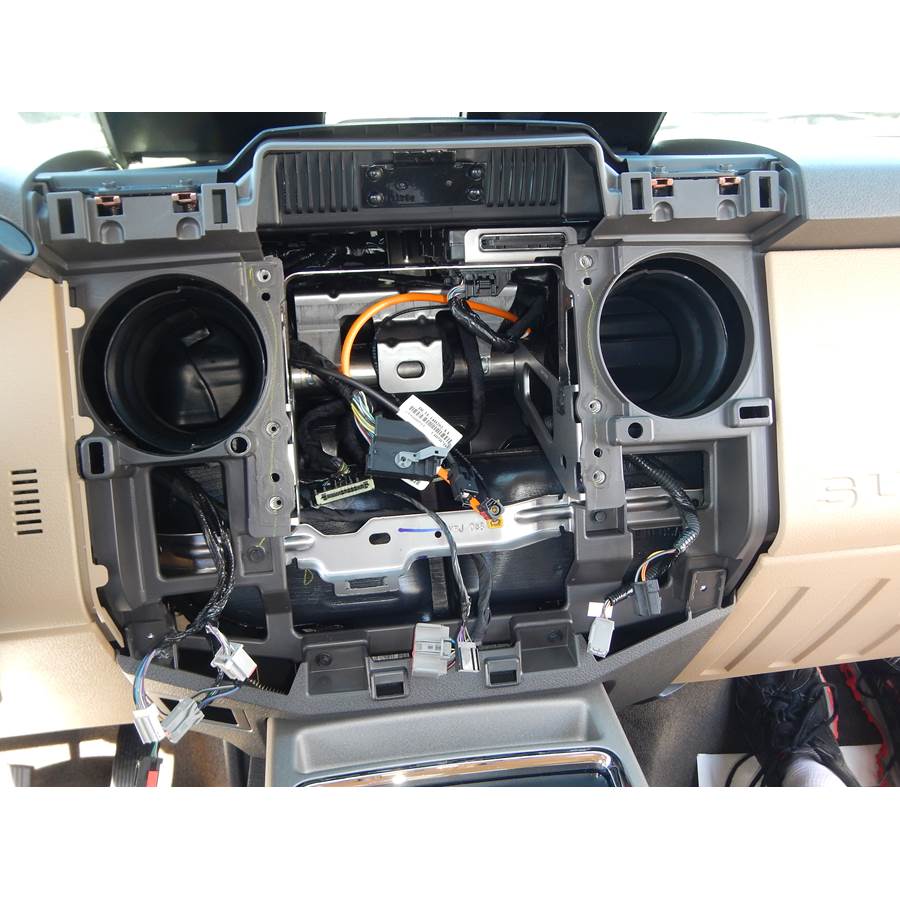 2015 Ford F-450 Factory radio removed