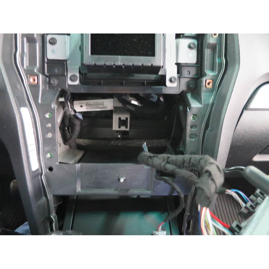 2017 Ford Explorer Factory radio removed