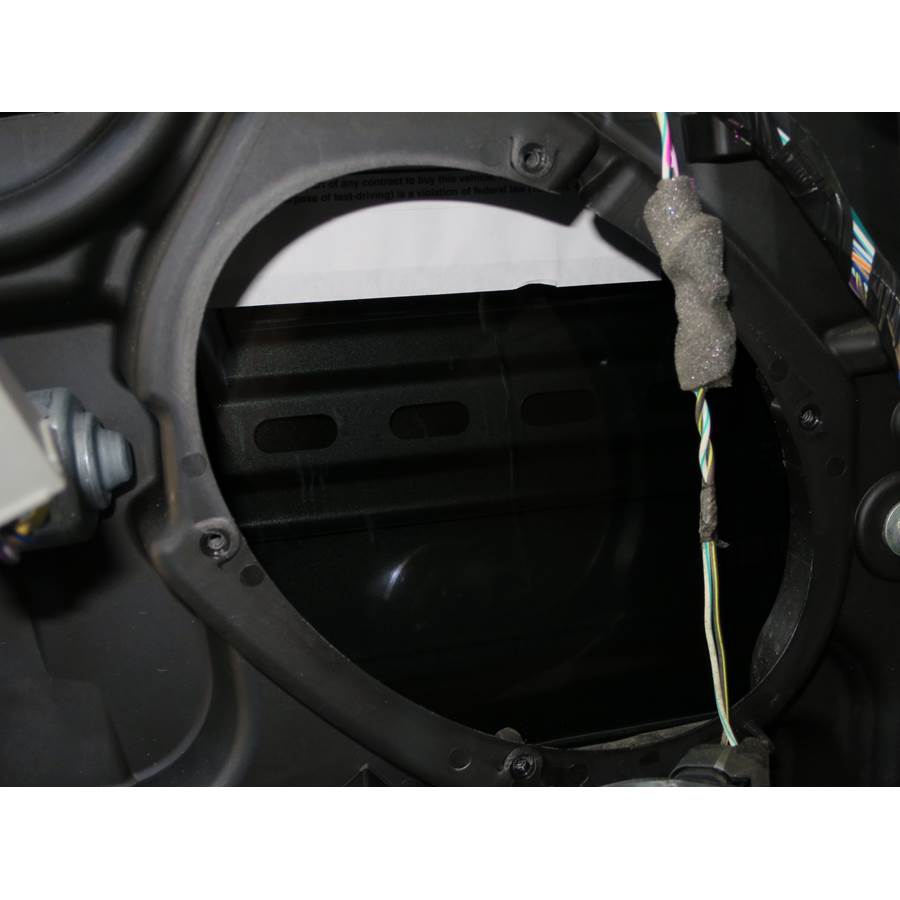 2012 Ford Edge Rear door speaker removed