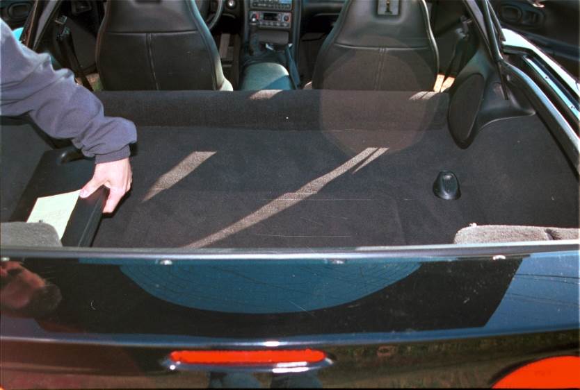 Chevy Corvette coupe trunk