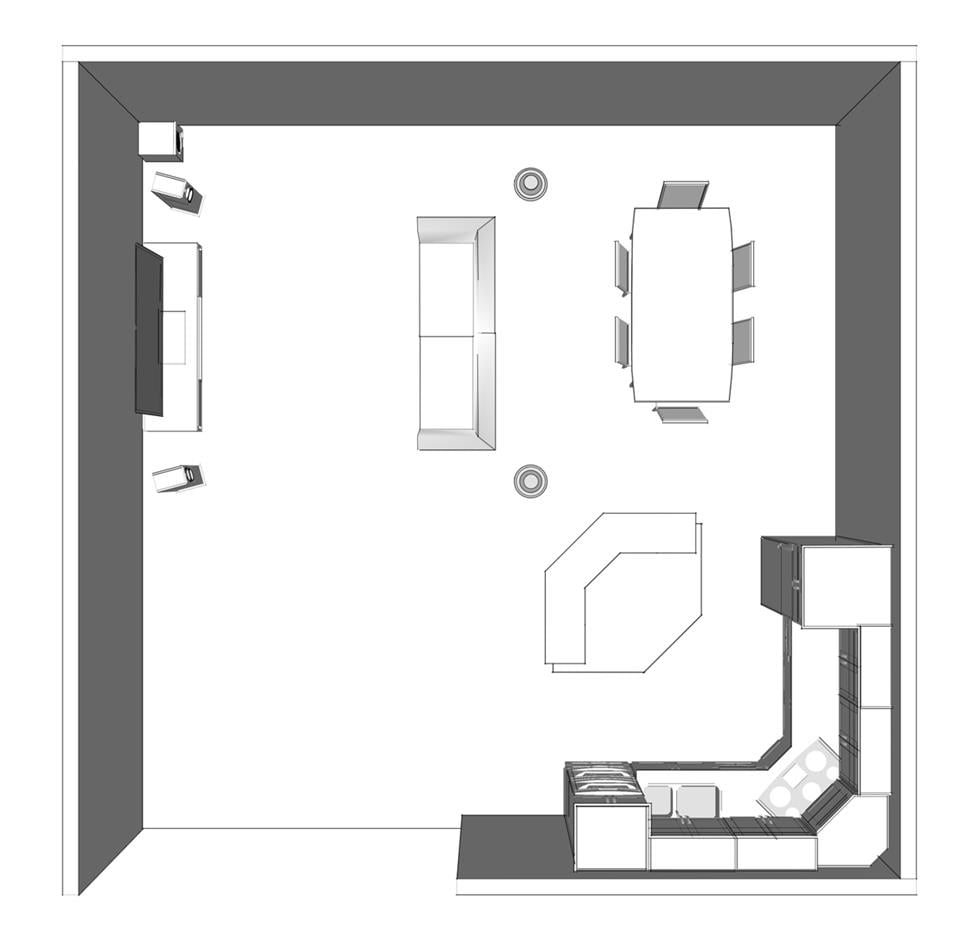 Open floor plan