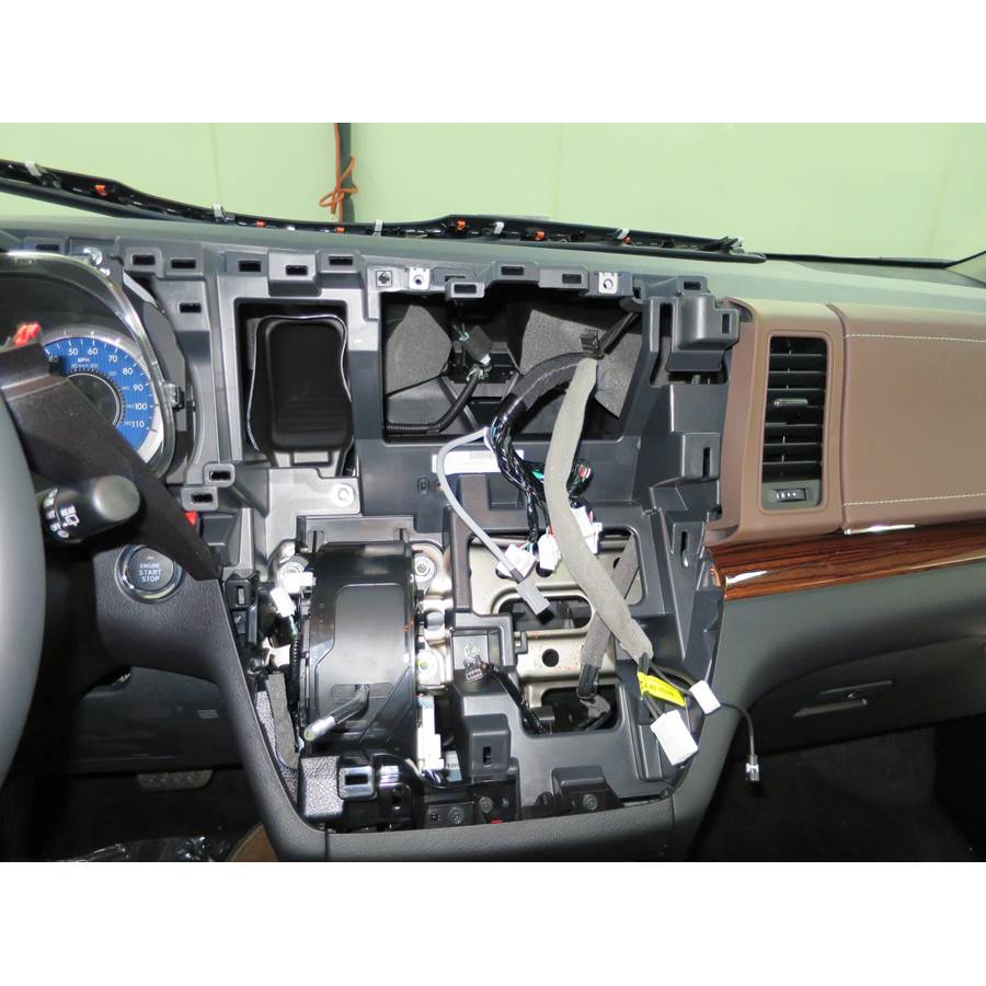 2015 Toyota Sienna Factory radio removed