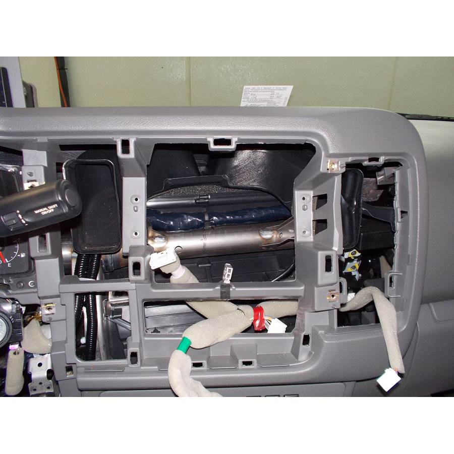 2014 Nissan NV Cargo Factory radio removed