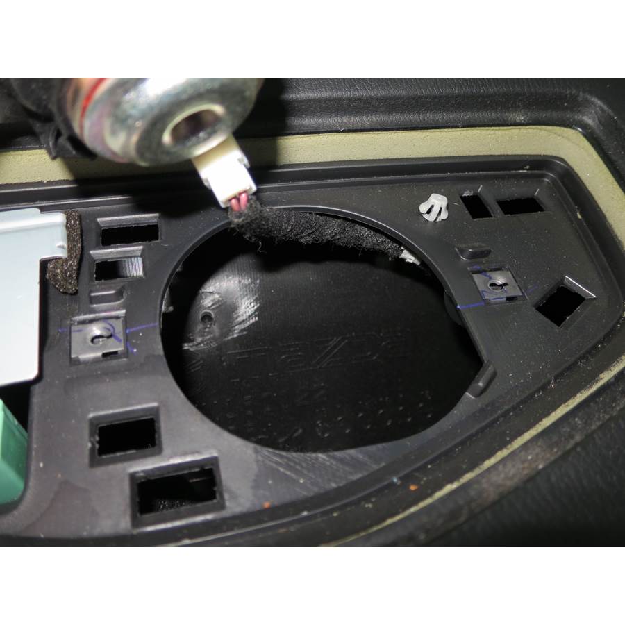 2018 Mazda 3 Center dash speaker removed