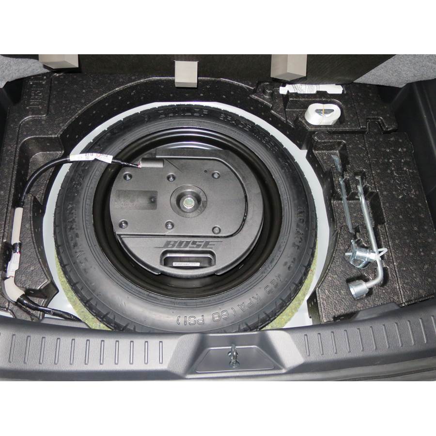 2017 Mazda CX-3 Under cargo floor speaker location