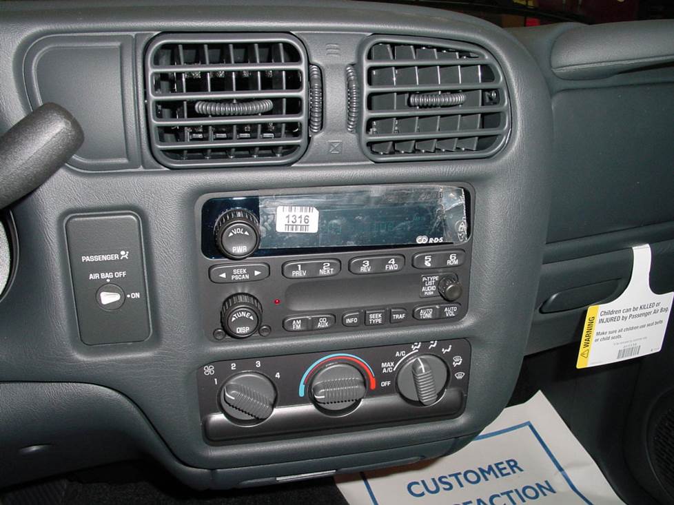 chevy s-10 blazer radio jimmy bravada